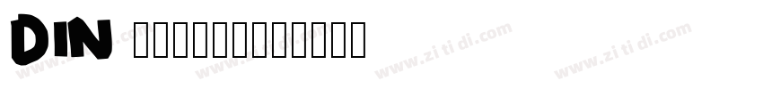 DIN pro-cond字体转换